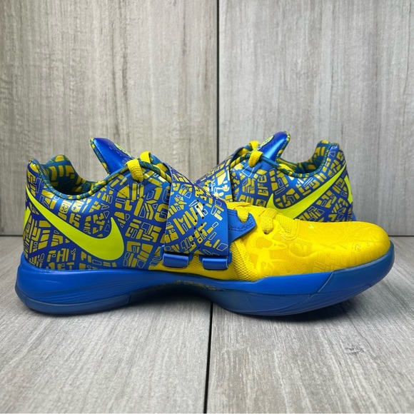 NEW Nike KD 4 ‘Scoring Title’ Basketball Sneaker Shoes  fz5916-400 Mens Size 9 - Picture 3 of 10